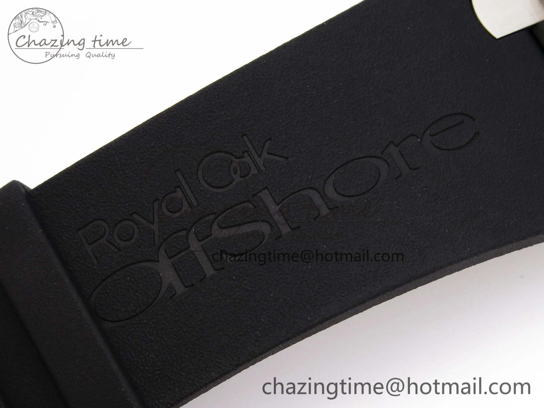 Royal Oak Offshore 42mm Black Ceramic APF 1:1 Best Edition Black Textured Dial on Black Rubber Strap A4404