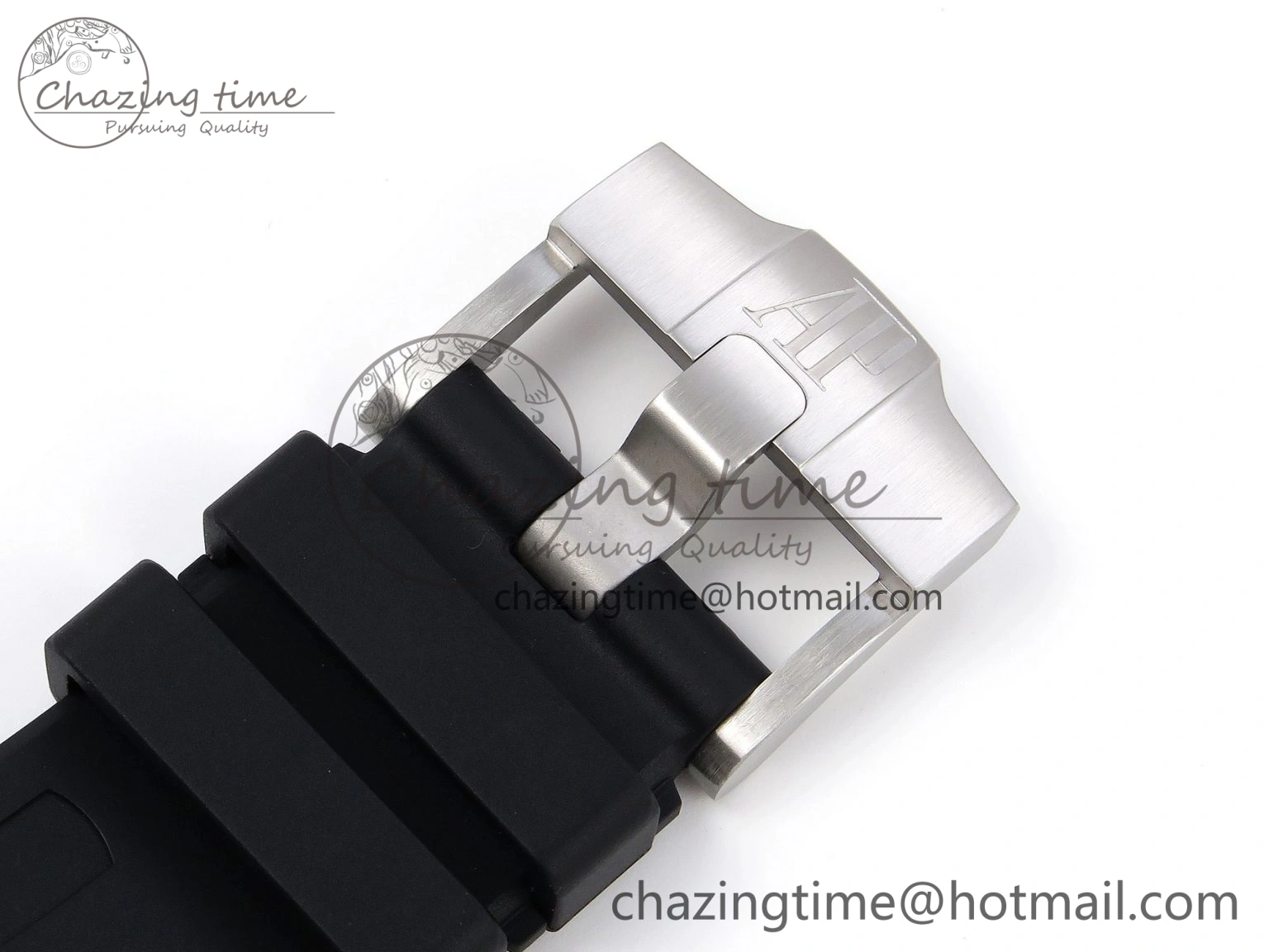 Royal Oak Offshore 42mm Black Ceramic APF 1:1 Best Edition Black Textured Dial on Black Rubber Strap A4404