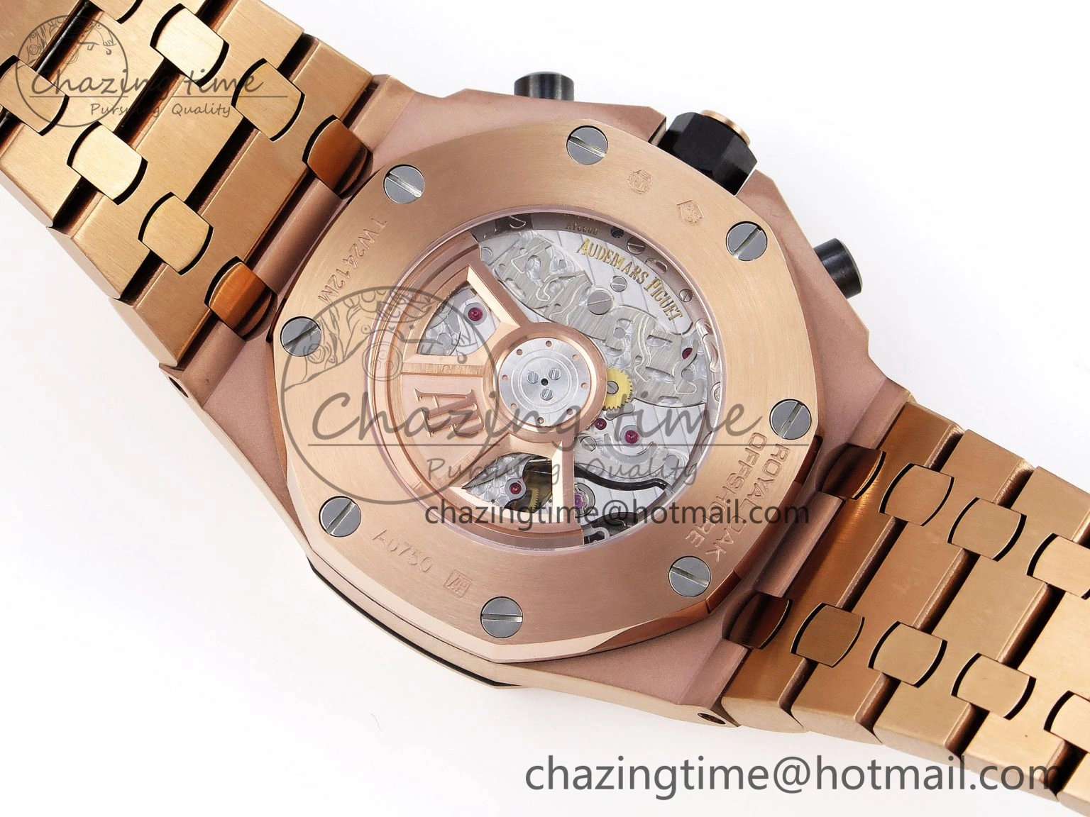 Royal Oak Offshore 42mm RG APF 1:1 Best Edition Blue RG Dial on RG Bracelet Strap A4404