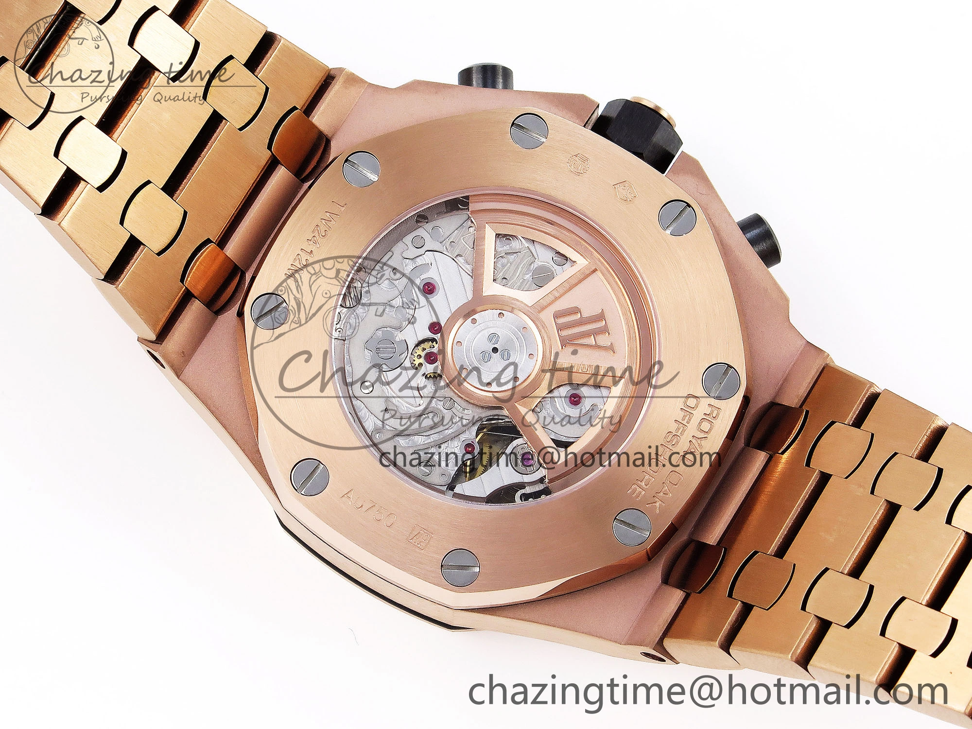 Royal Oak Offshore 42mm RG APF 1:1 Best Edition Blue RG Dial on RG Bracelet Strap A4404