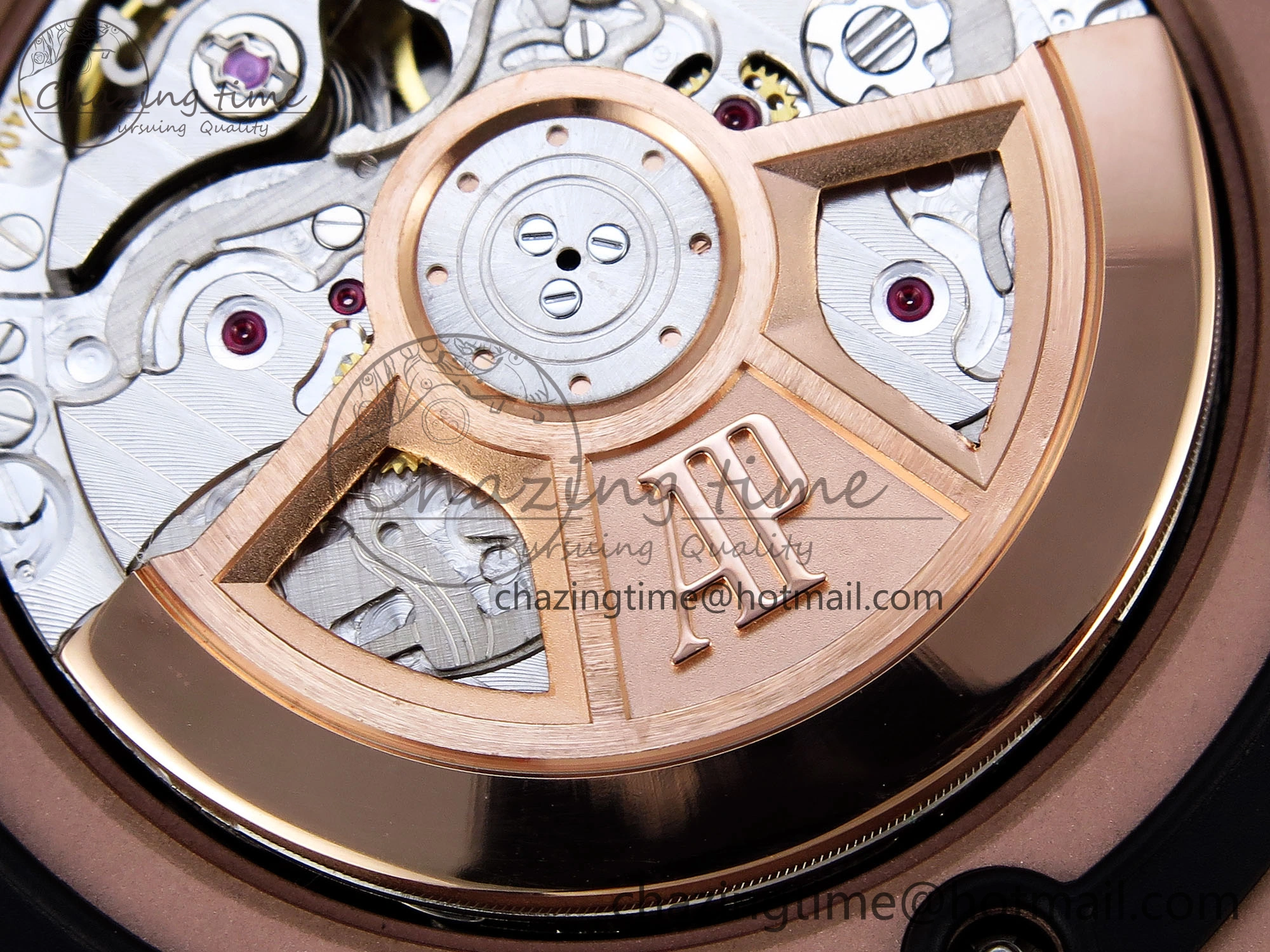 Royal Oak Offshore 42mm RG APF 1:1 Best Edition Blue RG Dial on RG Bracelet Strap A4404