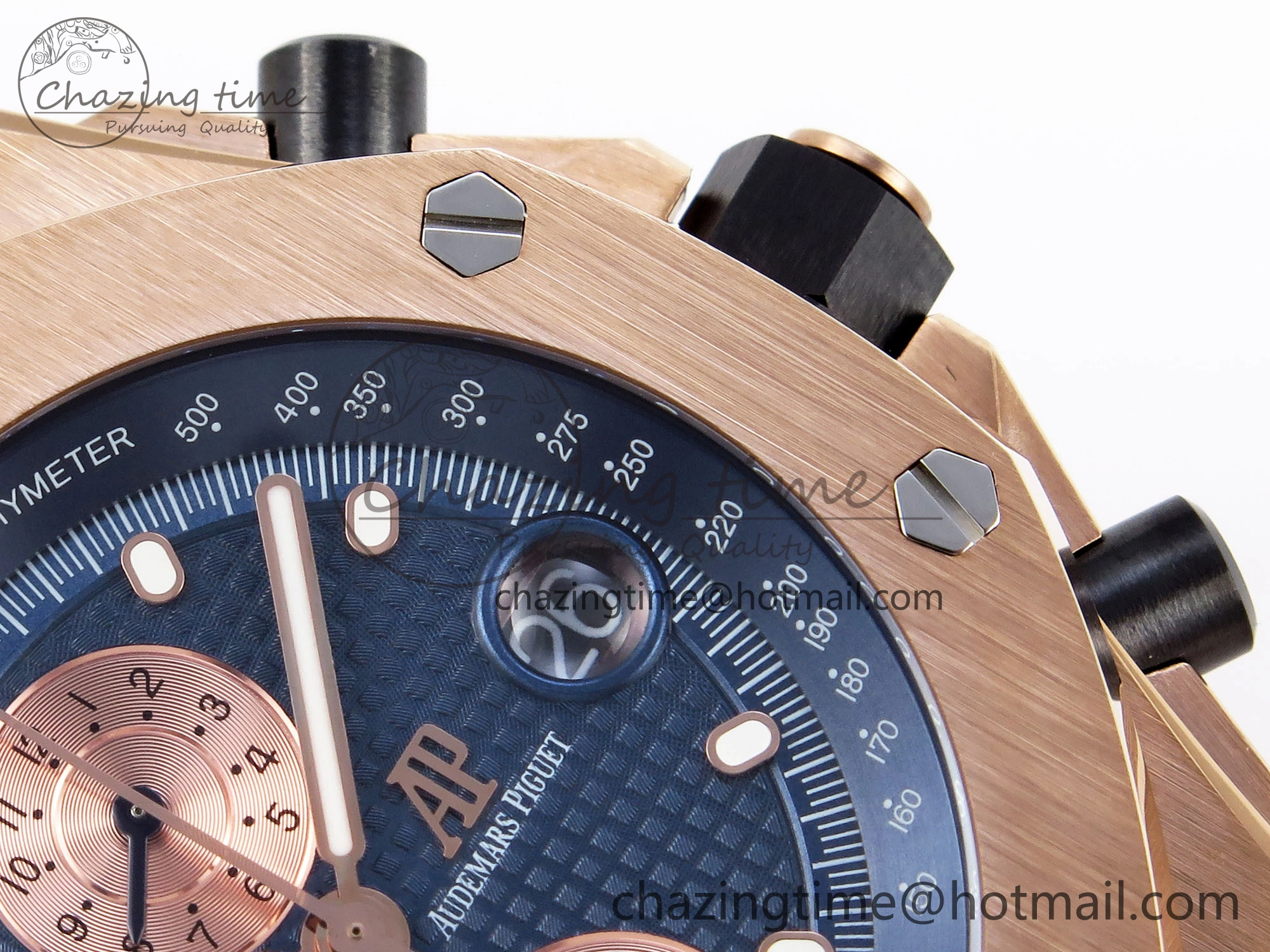 Royal Oak Offshore 42mm RG APF 1:1 Best Edition Blue RG Dial on RG Bracelet Strap A4404