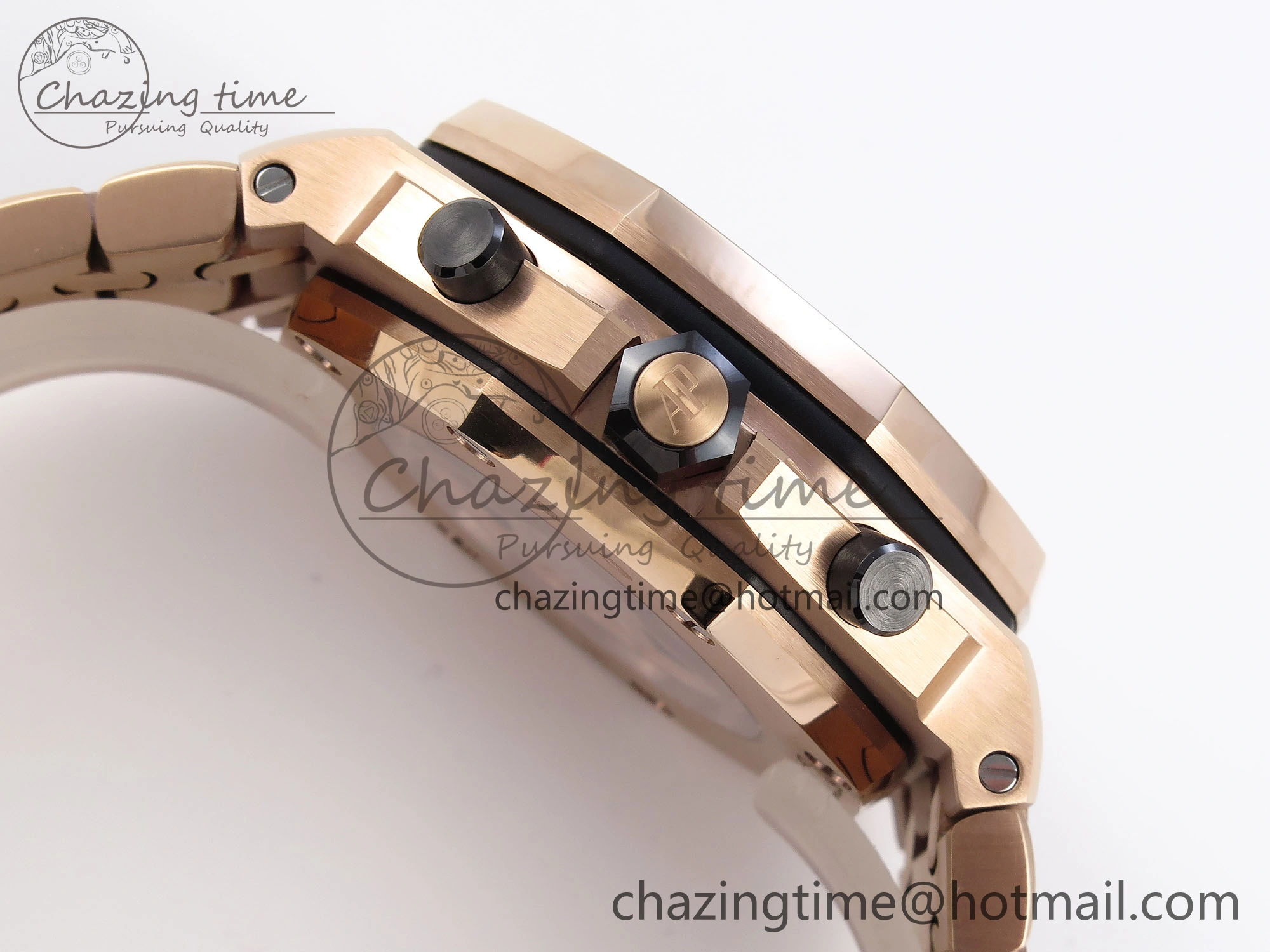 Royal Oak Offshore 42mm RG APF 1:1 Best Edition Blue RG Dial on RG Bracelet Strap A4404