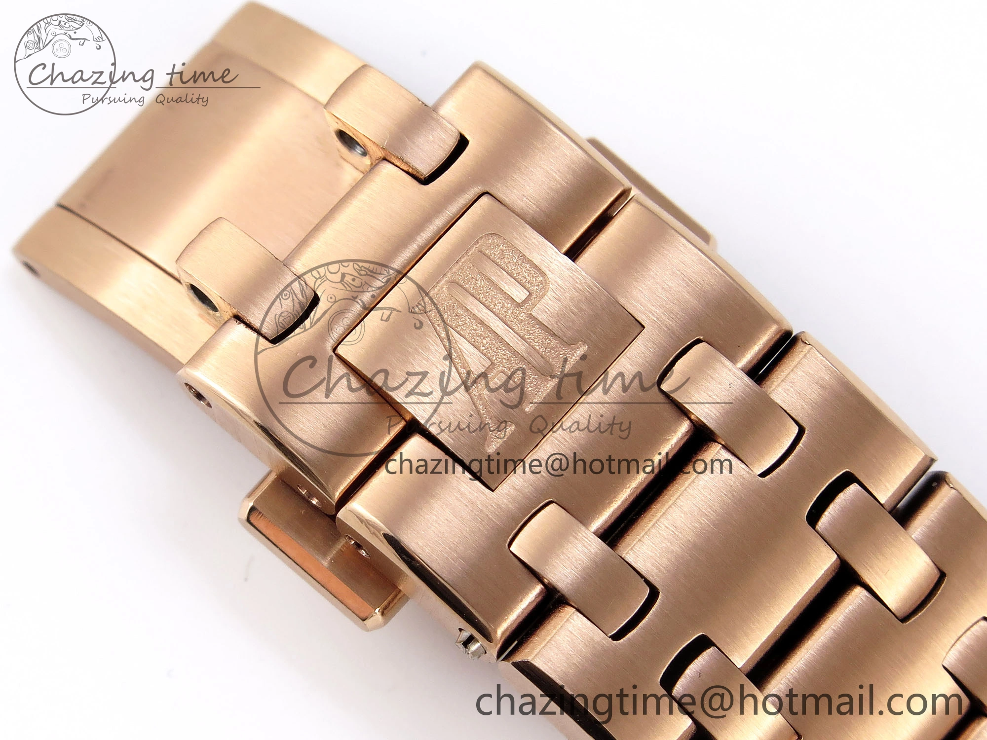 Royal Oak Offshore 42mm RG APF 1:1 Best Edition Brown Dial on RG Bracelet A3126
