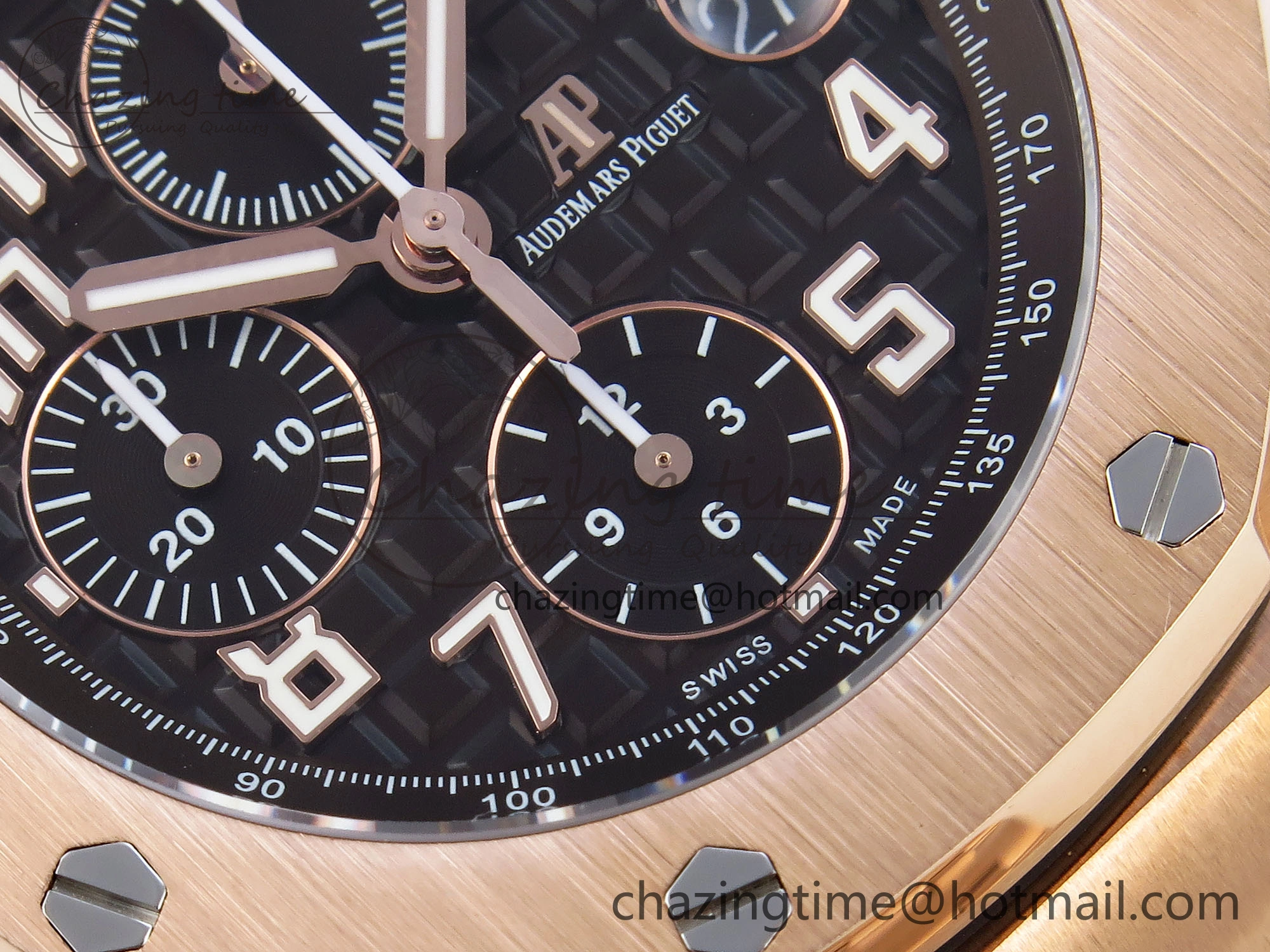 Royal Oak Offshore 42mm RG APF 1:1 Best Edition Brown Dial on RG Bracelet A3126
