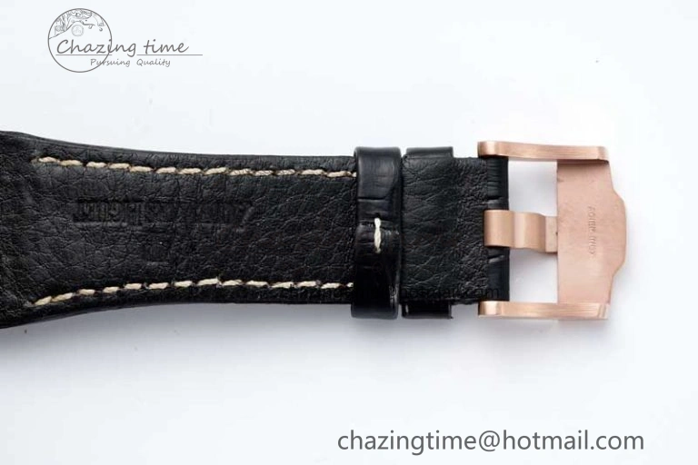 Royal Oak Offshore 42mm RG APF 1:1 Best Edition RG Dial on Black Leather Strap A3126
