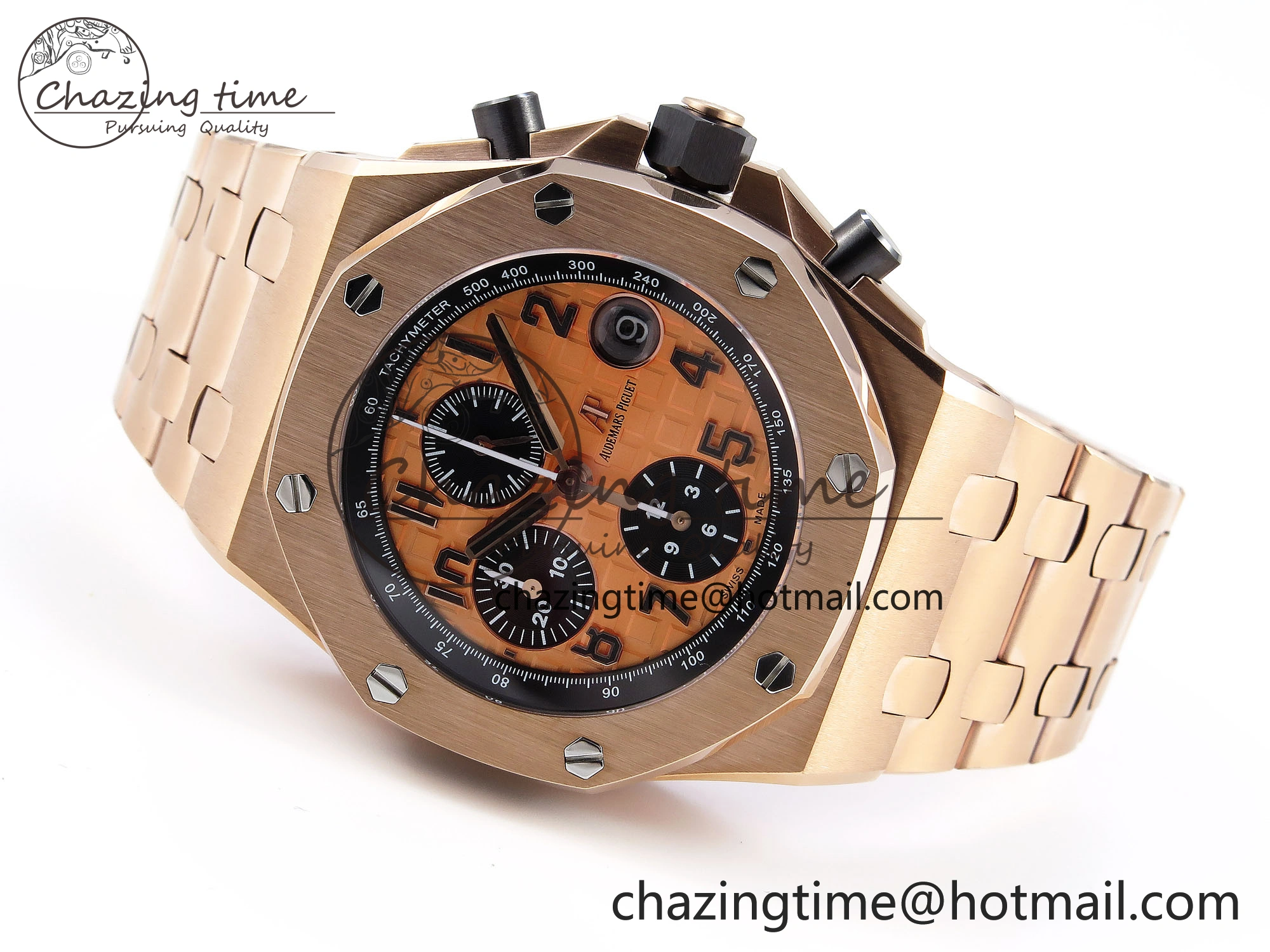 Royal Oak Offshore 42mm RG APF 1:1 Best Edition RG Dial on RG Bracelet A3126