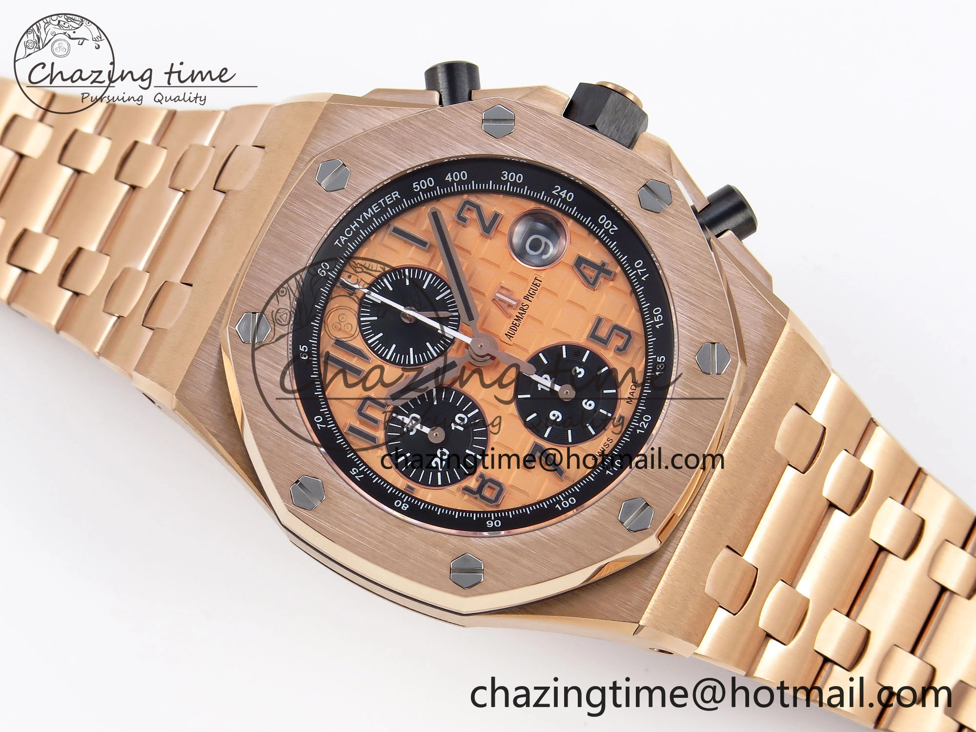 Royal Oak Offshore 42mm RG APF 1:1 Best Edition RG Dial on RG Bracelet A3126