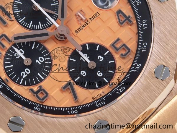 Royal Oak Offshore 42mm RG APF 1:1 Best Edition RG Dial on RG Bracelet A3126