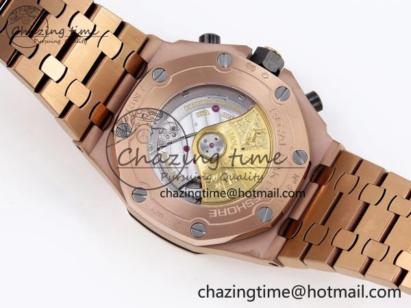 Royal Oak Offshore 42mm RG APF 1:1 Best Edition RG Dial on RG Bracelet A3126