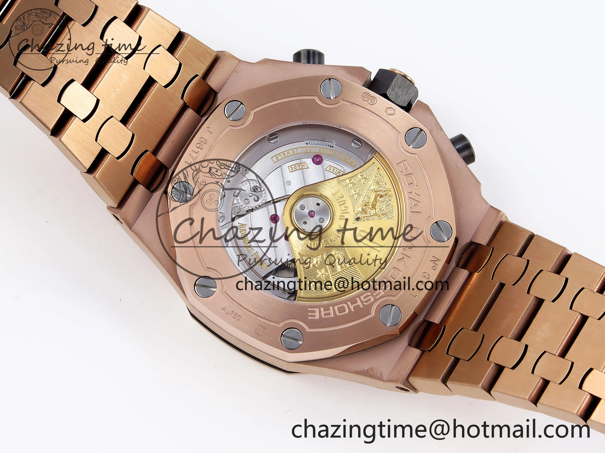 Royal Oak Offshore 42mm RG APF 1:1 Best Edition RG Dial on RG Bracelet A3126