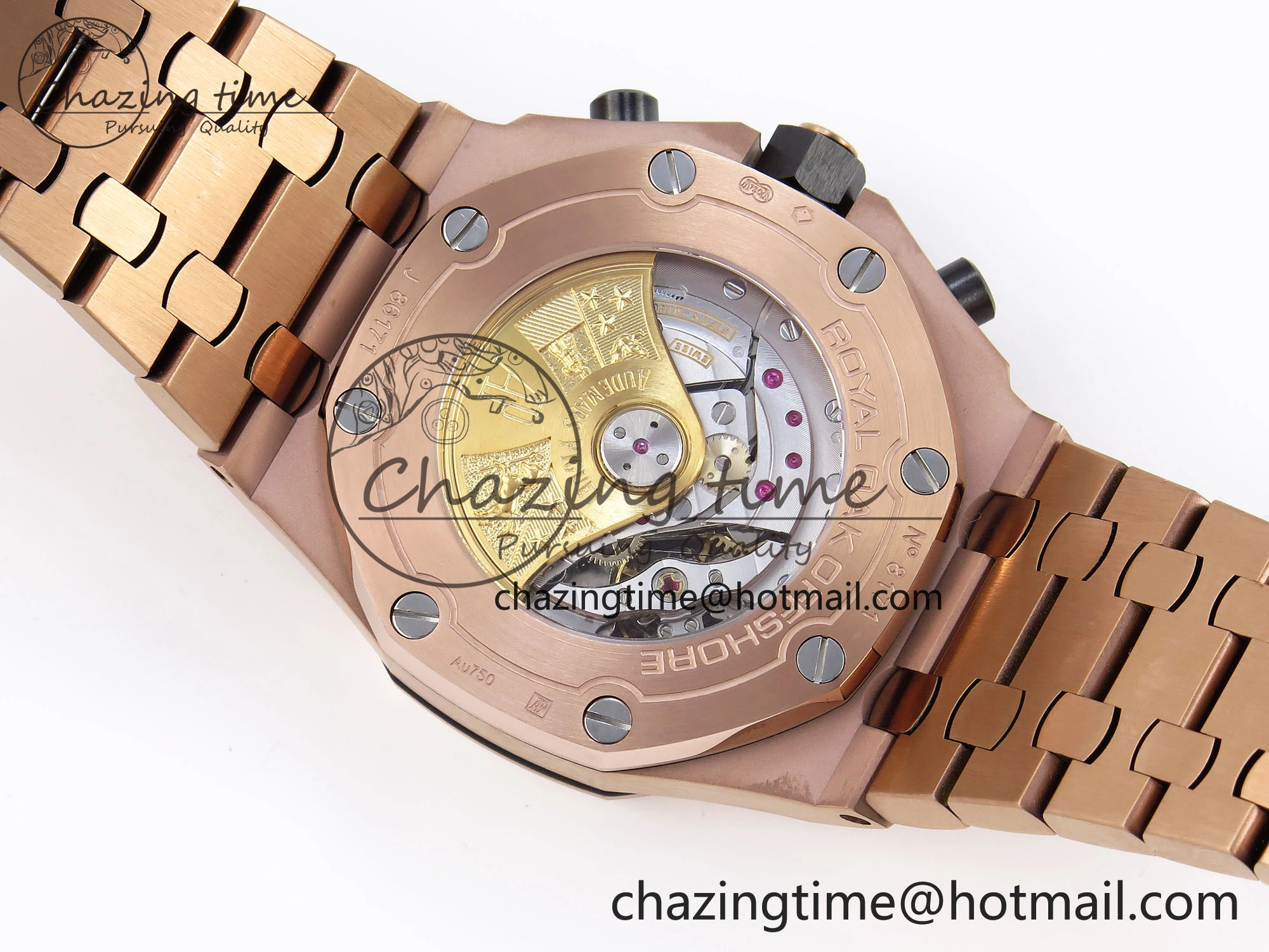 Royal Oak Offshore 42mm RG APF 1:1 Best Edition RG Dial on RG Bracelet A3126