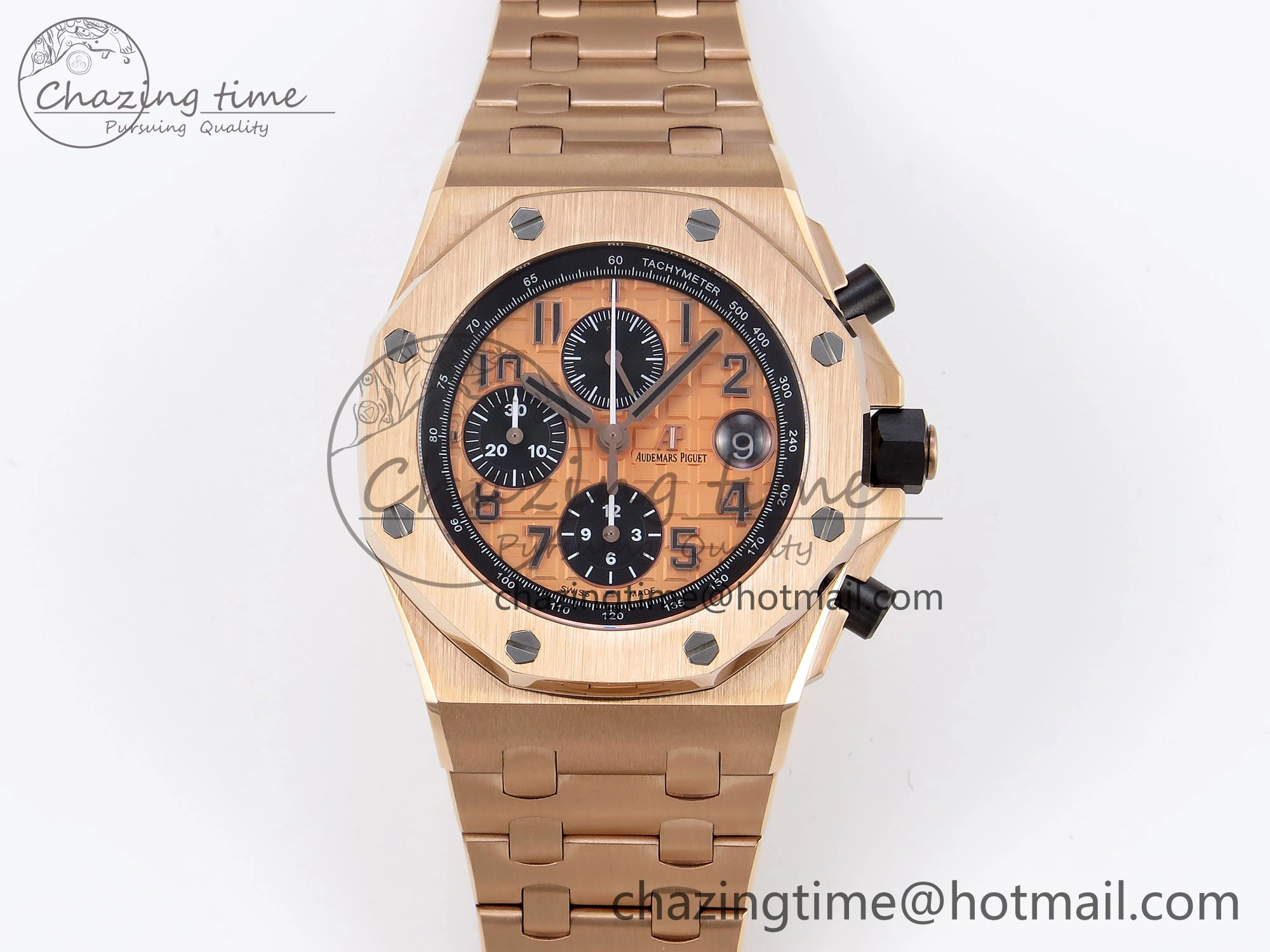 Royal Oak Offshore 42mm RG APF 1:1 Best Edition RG Dial on RG Bracelet A3126