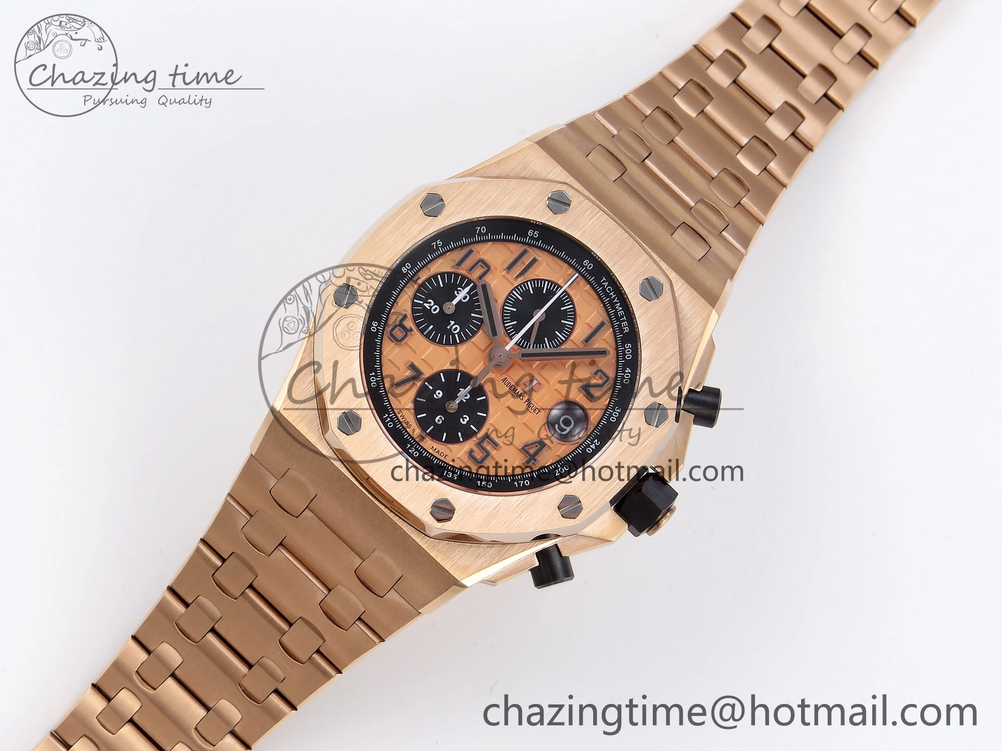 Royal Oak Offshore 42mm RG APF 1:1 Best Edition RG Dial on RG Bracelet A3126