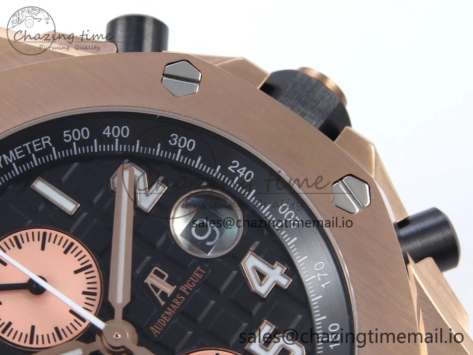 Royal Oak Offshore 42mm RG TKF Best Edition Black Dial on RG Bracelet A7750