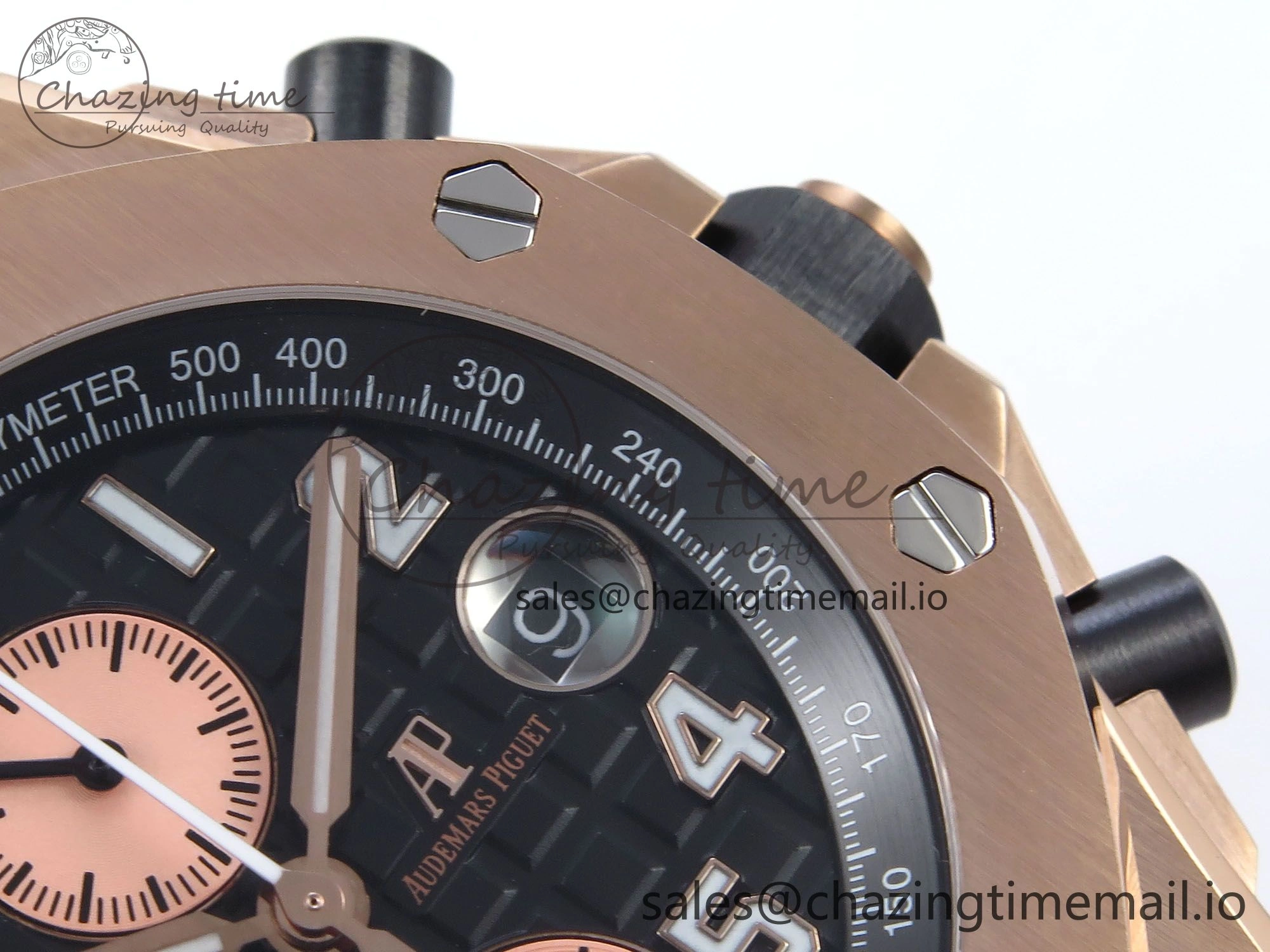Royal Oak Offshore 42mm RG TKF Best Edition Black Dial on RG Bracelet A7750