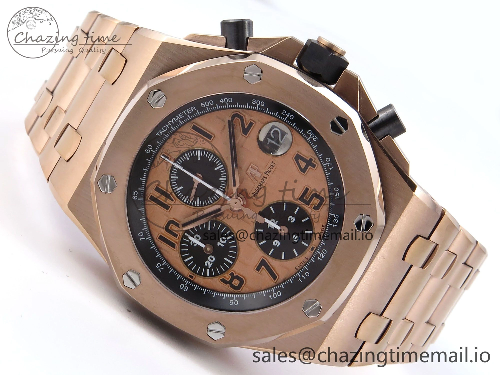 Royal Oak Offshore 42mm RG TKF Best Edition RG Dial on RG Bracelet A7750