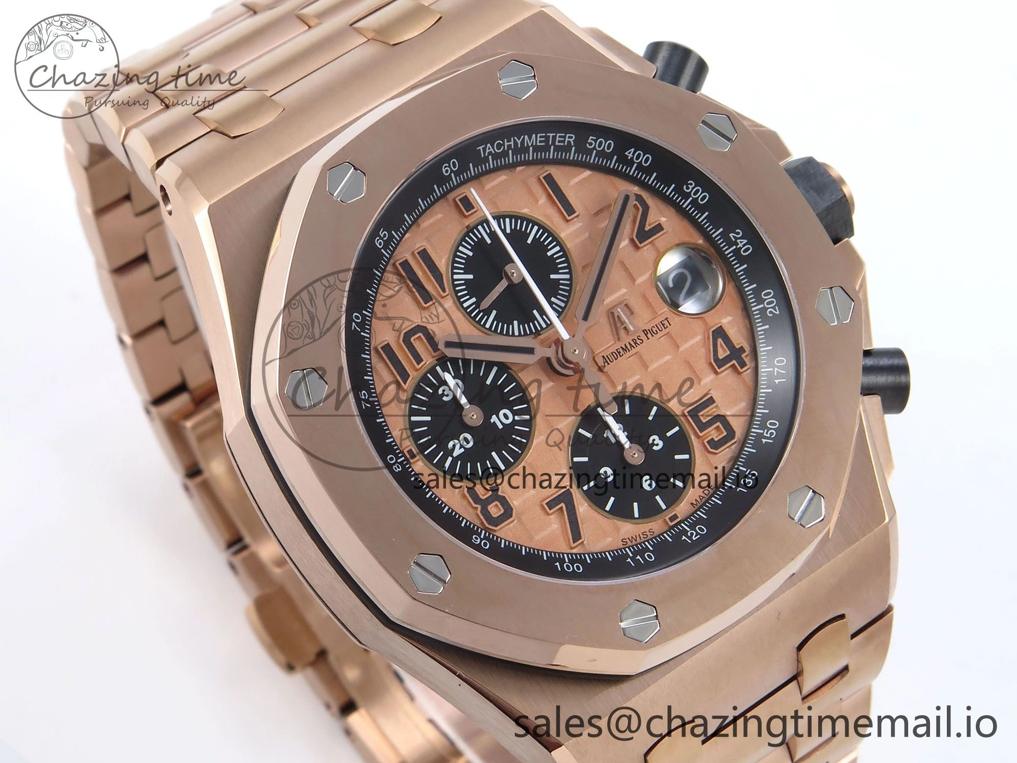 Royal Oak Offshore 42mm RG TKF Best Edition RG Dial on RG Bracelet A7750