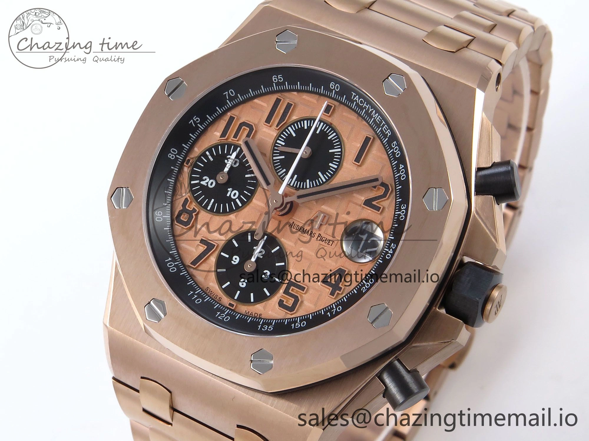 Royal Oak Offshore 42mm RG TKF Best Edition RG Dial on RG Bracelet A7750