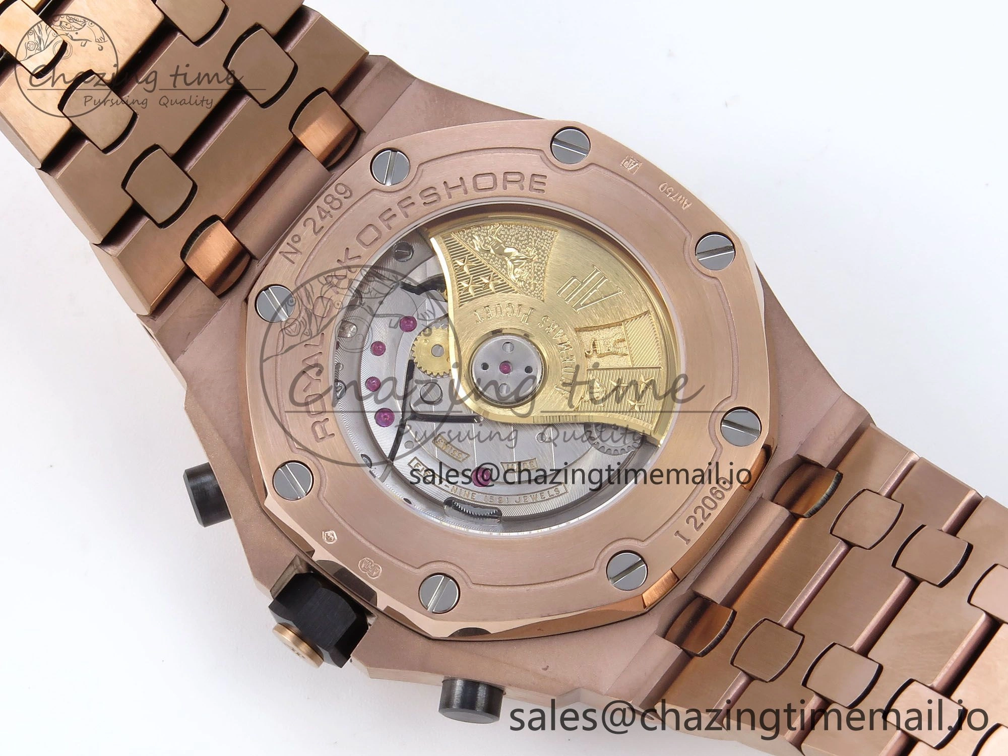 Royal Oak Offshore 42mm RG TKF Best Edition RG Dial on RG Bracelet A7750