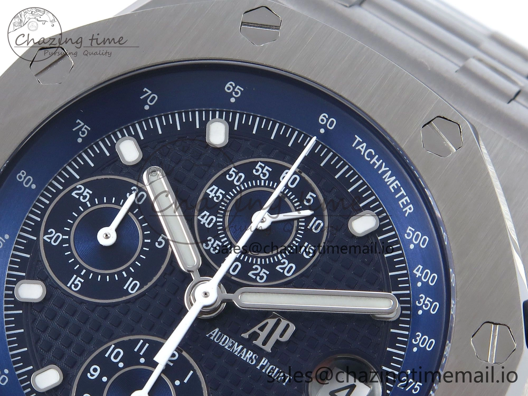 Royal Oak Offshore 42mm Re-edition SS TKF Best Edition Blue Dial on SS Bracelet A7750