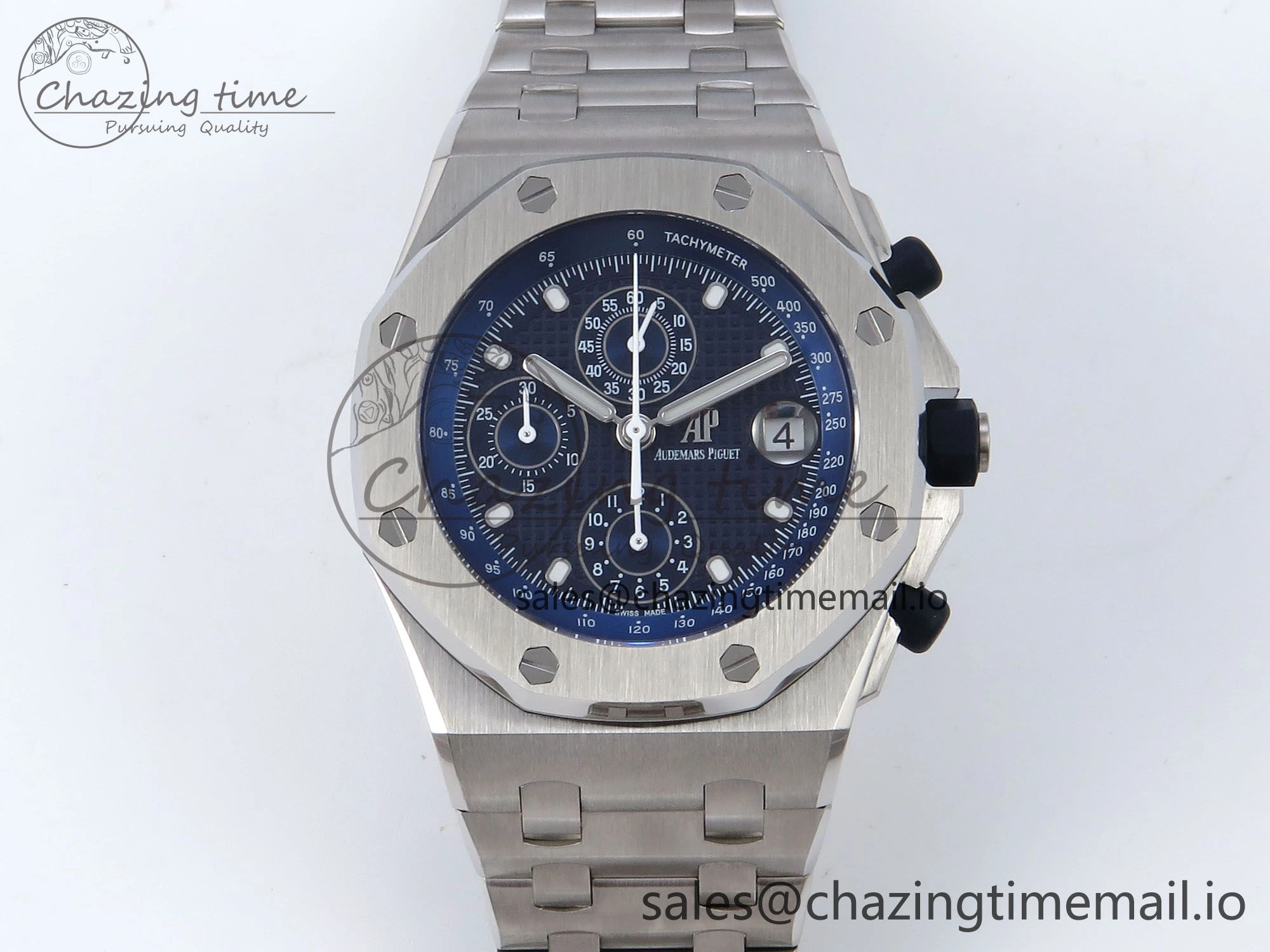 Royal Oak Offshore 42mm Re-edition SS TKF Best Edition Blue Dial on SS Bracelet A7750