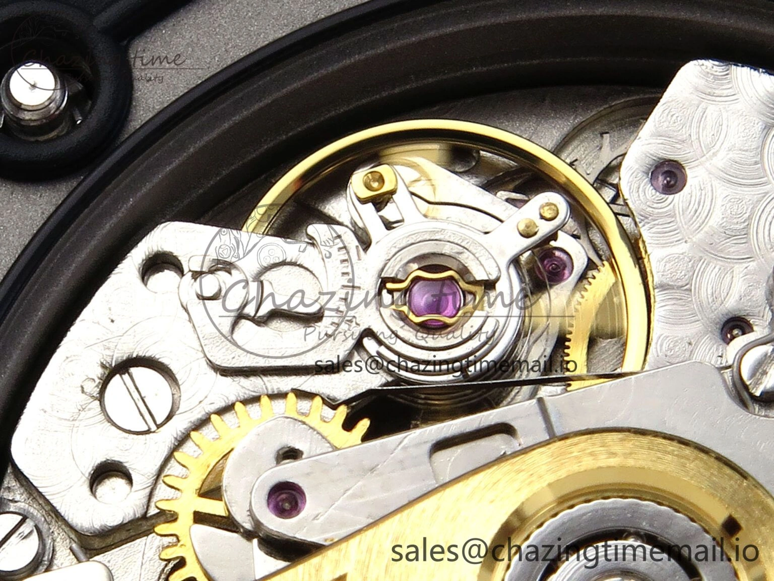 Royal Oak Offshore 42mm Rubberclad SS TKF Best Edition Black White Dial on SS Bracelet A7750