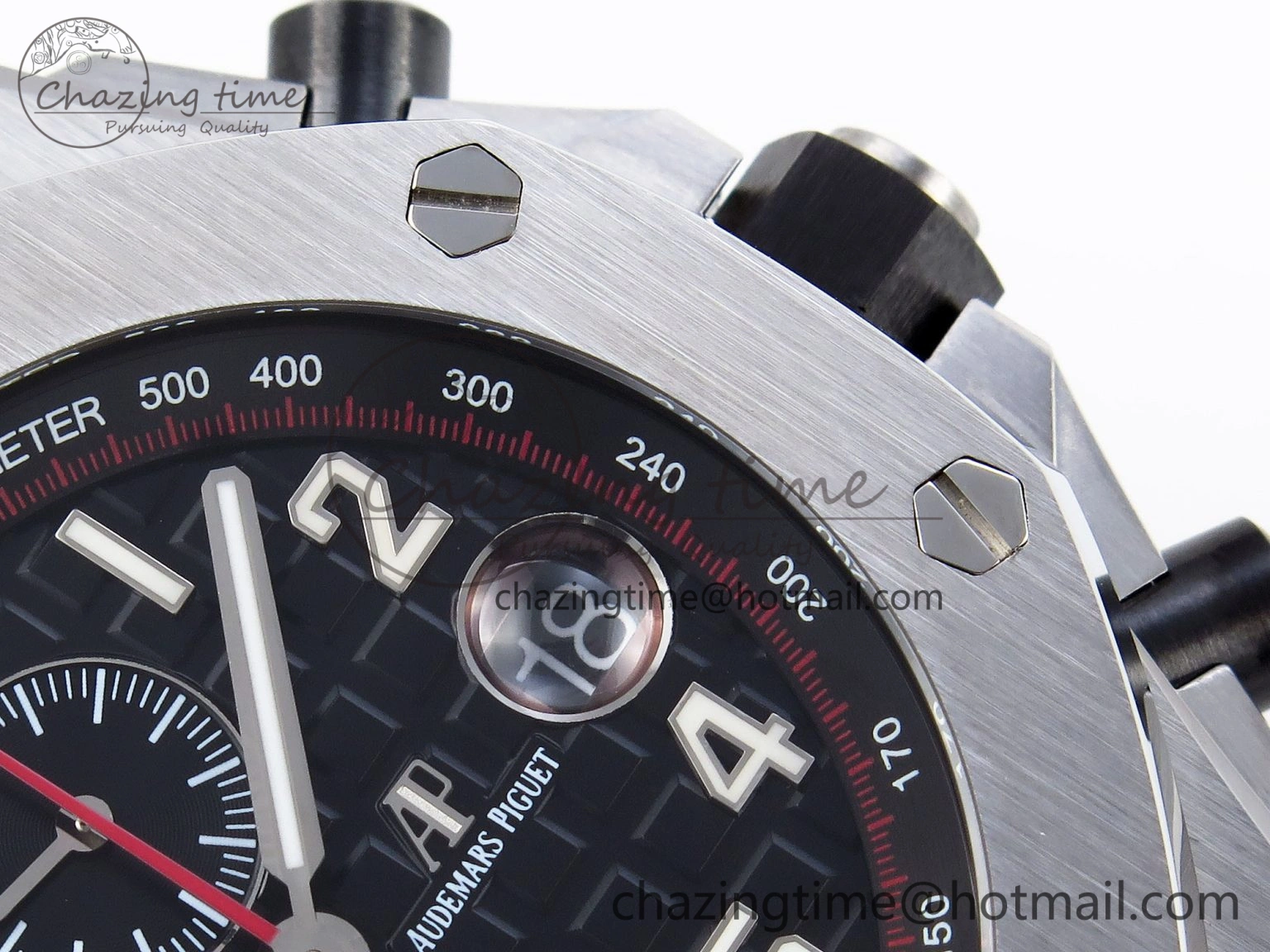 Royal Oak Offshore 42mm SS APF 1:1 Best Edition Black Dial on SS Bracelet A3126