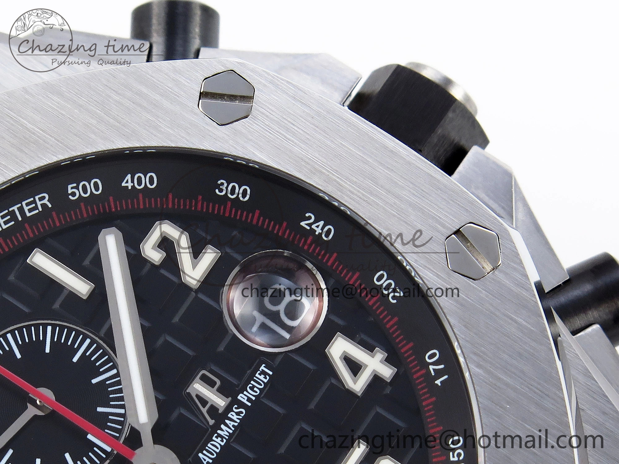 Royal Oak Offshore 42mm SS APF 1:1 Best Edition Black Dial on SS Bracelet A3126