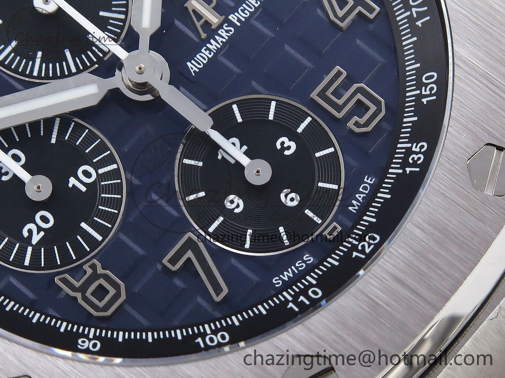 Royal Oak Offshore 42mm SS APF 1:1 Best Edition Blue Dial on SS Bracelet A3126