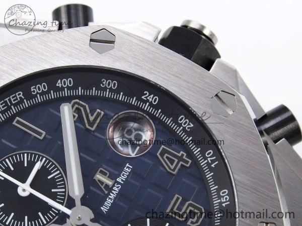 Royal Oak Offshore 42mm SS APF 1:1 Best Edition Blue Dial on SS Bracelet A3126
