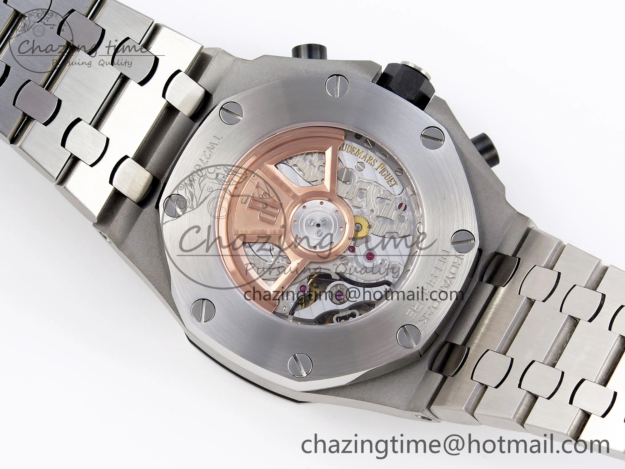 Royal Oak Offshore 42mm SS APF 1:1 Best Edition Blue Dial on SS Bracelet Strap A4404
