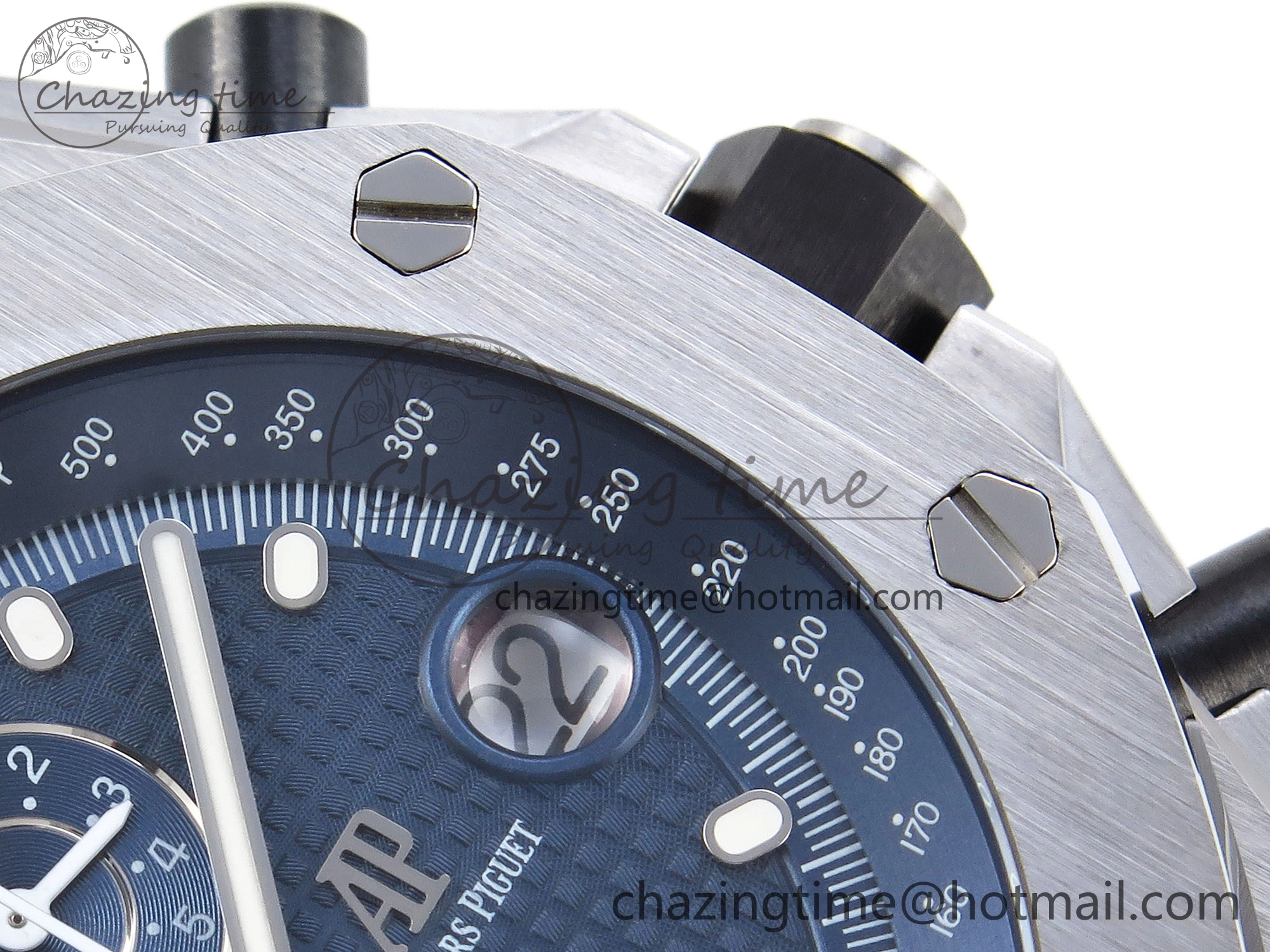 Royal Oak Offshore 42mm SS APF 1:1 Best Edition Blue Dial on SS Bracelet Strap A4404