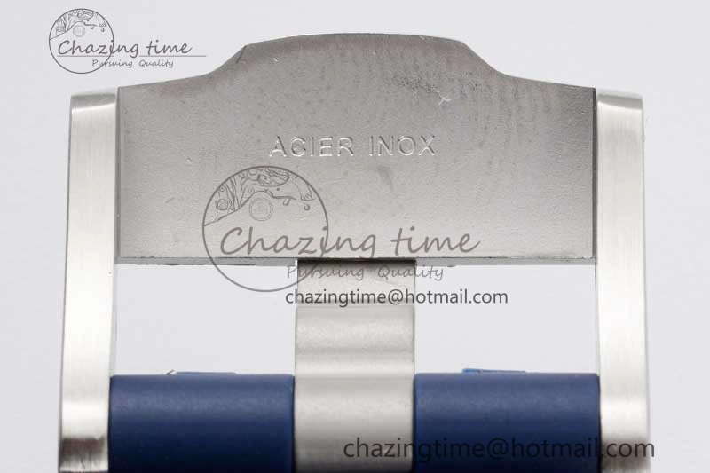 Royal Oak Offshore 42mm SS APF 1:1 Best Edition Blue Silver Dial on Blue Rubber Strap A3126