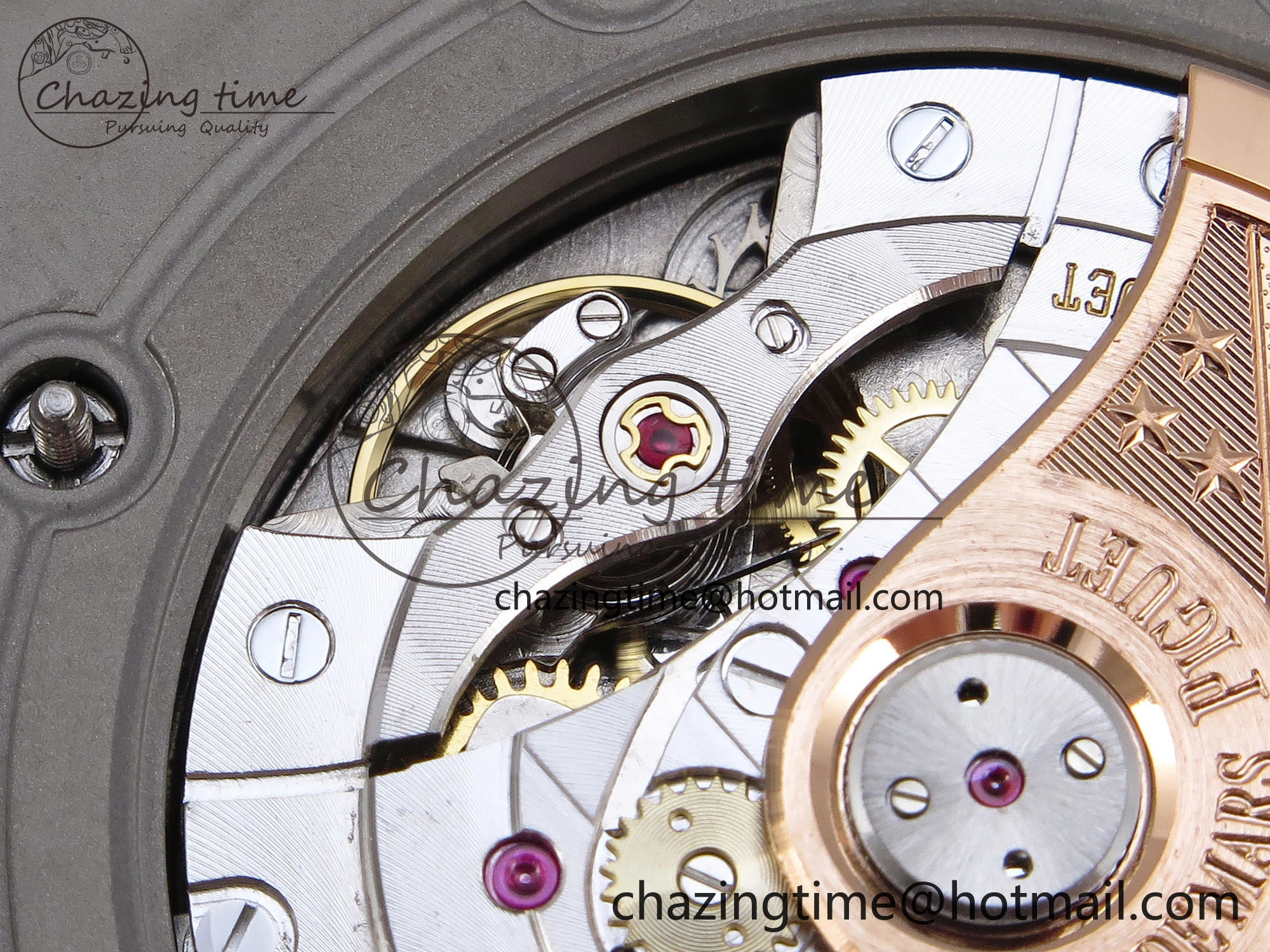 Royal Oak Offshore 42mm SS APF 1:1 Best Edition Brown Dial Ceramic Bezel on Gray Rubber Strap A3126