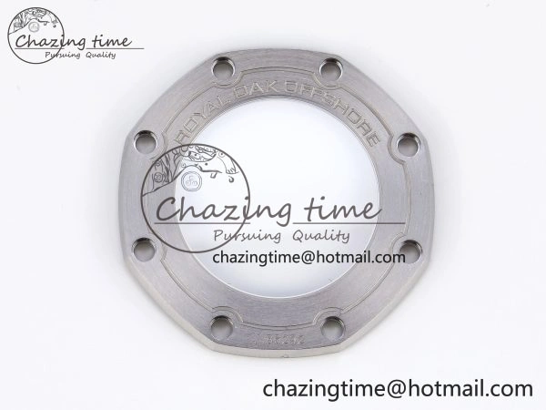 Royal Oak Offshore 42mm SS APF 1:1 Best Edition Brown Dial Ceramic Bezel on Gray Rubber Strap A3126