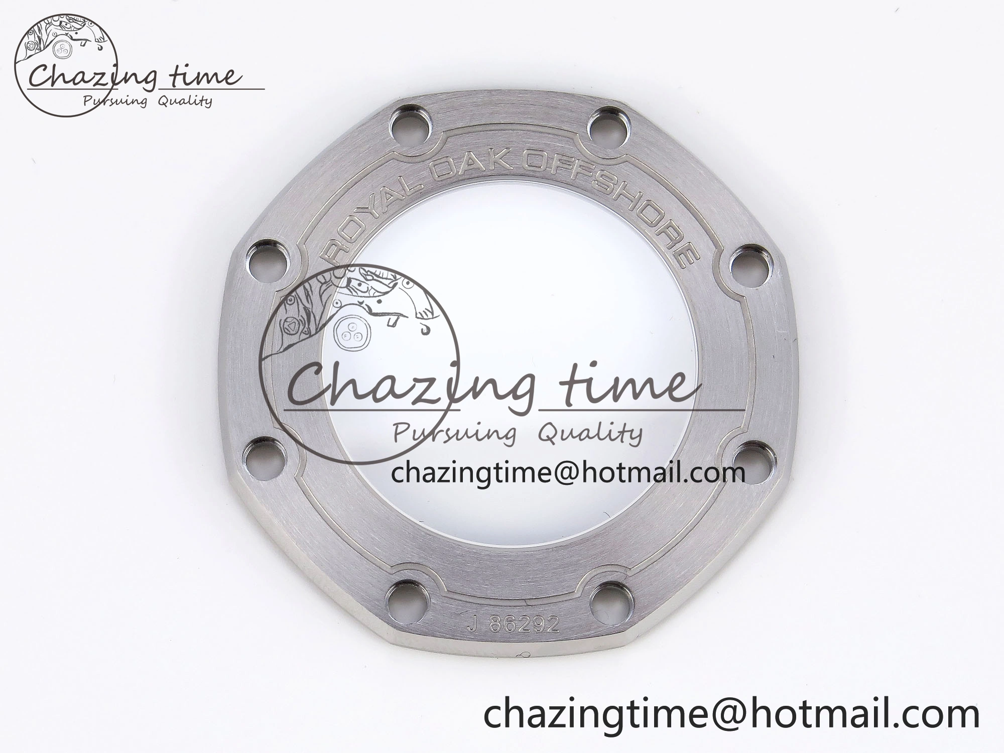 Royal Oak Offshore 42mm SS APF 1:1 Best Edition Brown Dial Ceramic Bezel on Gray Rubber Strap A3126