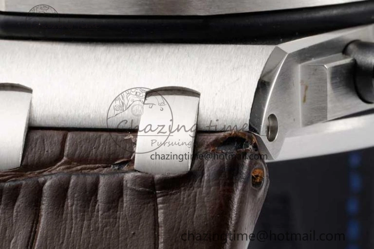 Royal Oak Offshore 42mm SS APF 1:1 Best Edition Brown Dial on Brown Leather Strap A3126