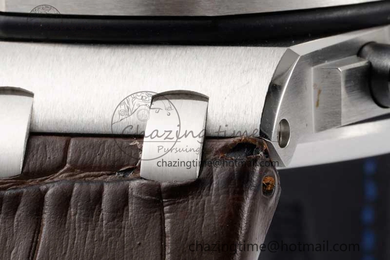 Royal Oak Offshore 42mm SS APF 1:1 Best Edition Brown Dial on Brown Leather Strap A3126