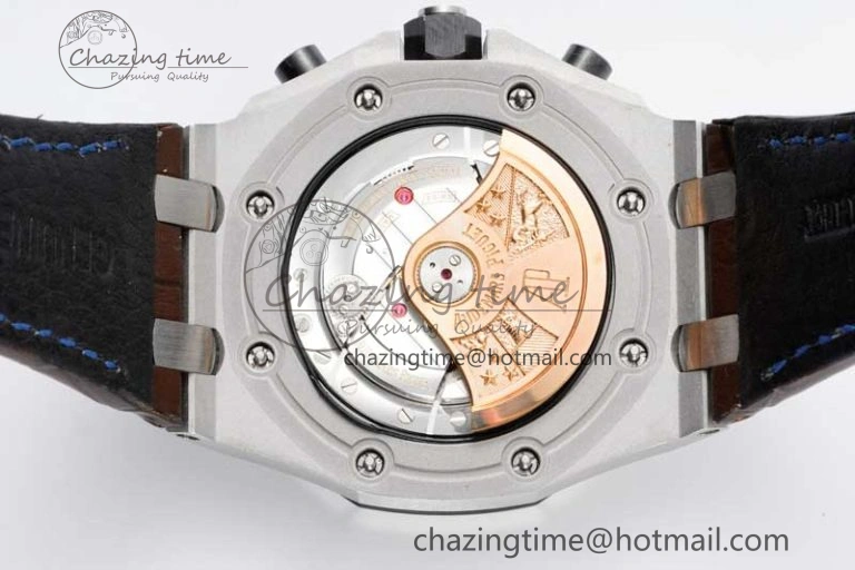 Royal Oak Offshore 42mm SS APF 1:1 Best Edition Brown Dial on Brown Leather Strap A3126