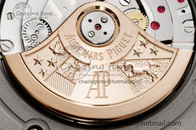 Royal Oak Offshore 42mm SS APF 1:1 Best Edition Brown Dial on Brown Leather Strap A3126