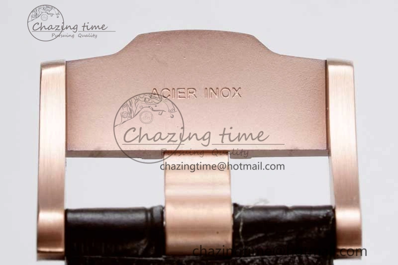 Royal Oak Offshore 42mm SS APF 1:1 Best Edition Brown Dial on Brown Leather Strap A3126