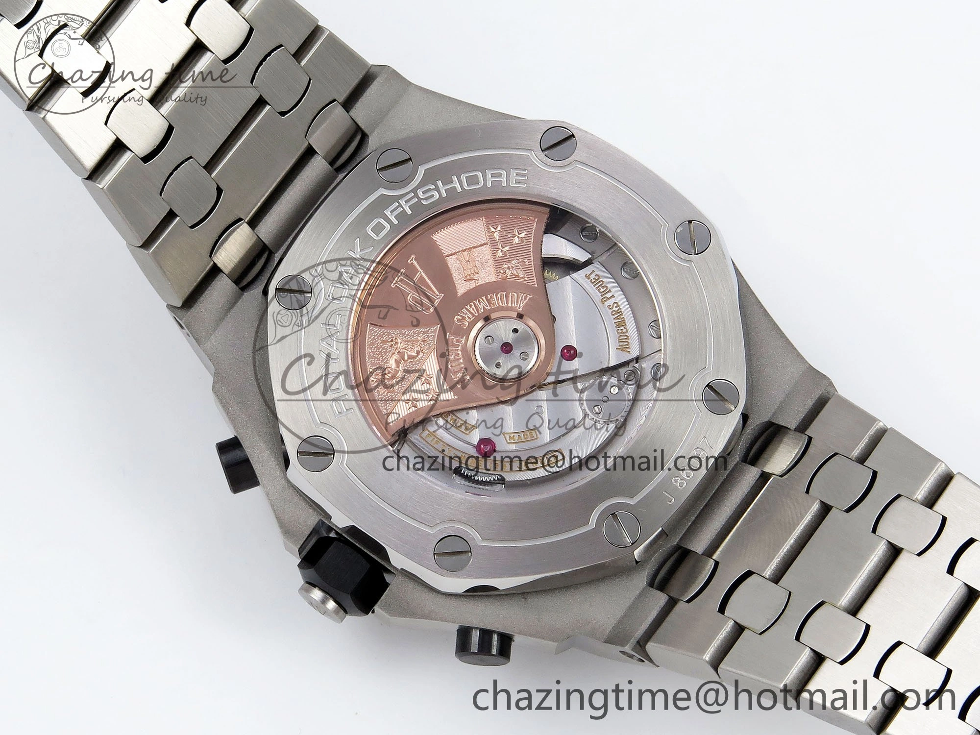 Royal Oak Offshore 42mm SS APF 1:1 Best Edition Brown Dial on SS Bracelet A3126