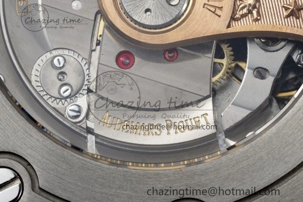 Royal Oak Offshore 42mm SS APF 1:1 Best Edition Cream Dial on Brown Leather Strap A3126