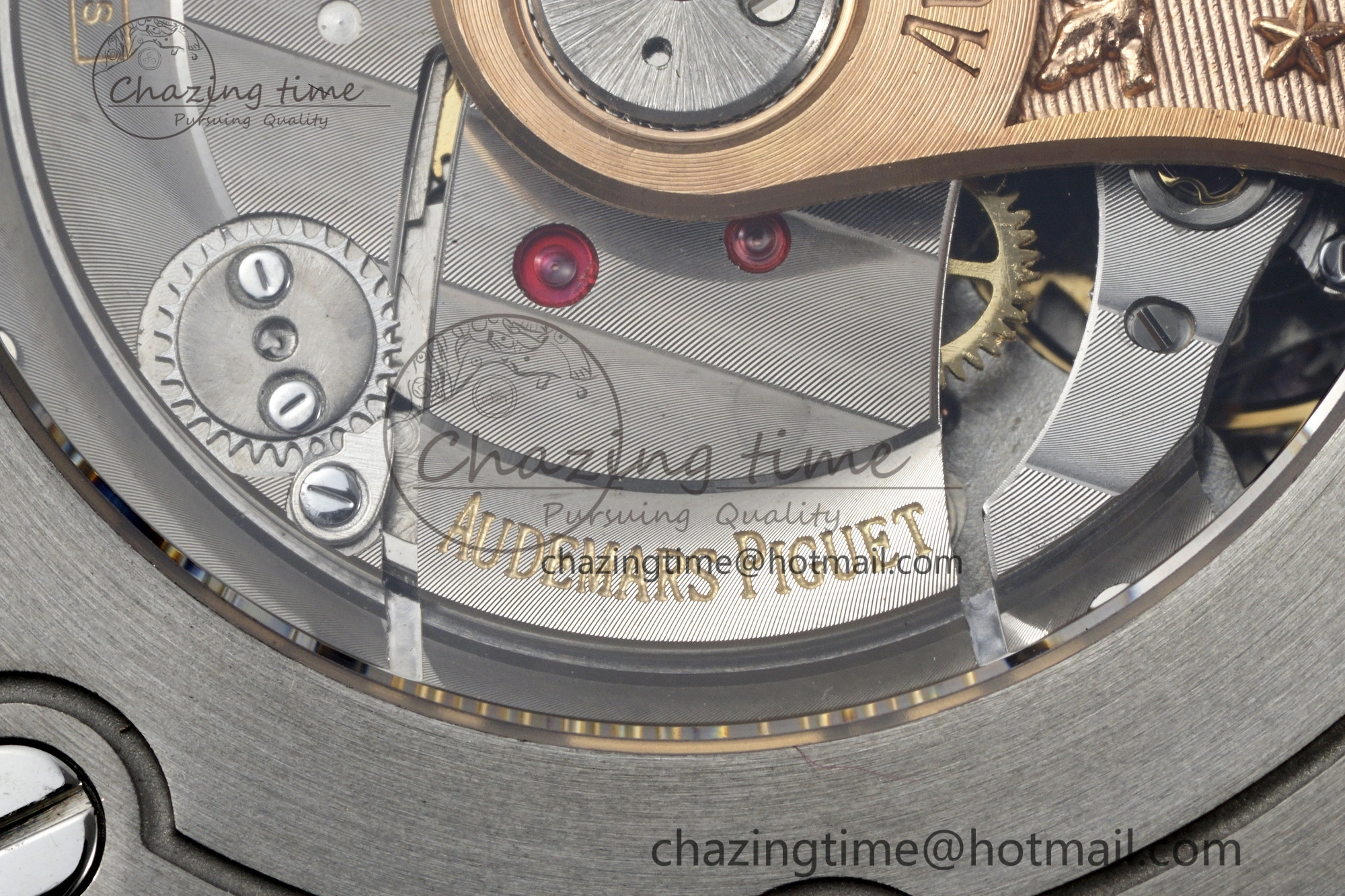 Royal Oak Offshore 42mm SS APF 1:1 Best Edition Cream Dial on Brown Leather Strap A3126