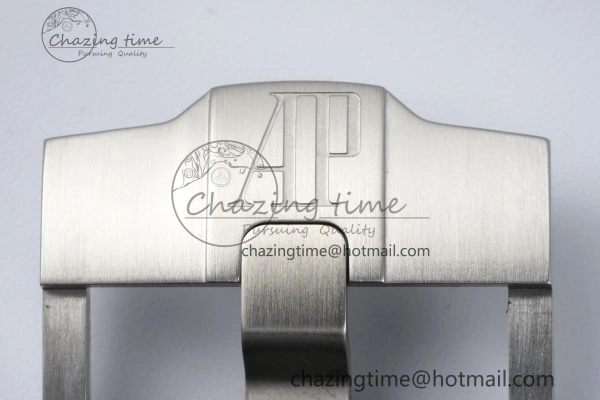 Royal Oak Offshore 42mm SS APF 1:1 Best Edition Cream Dial on Brown Leather Strap A3126