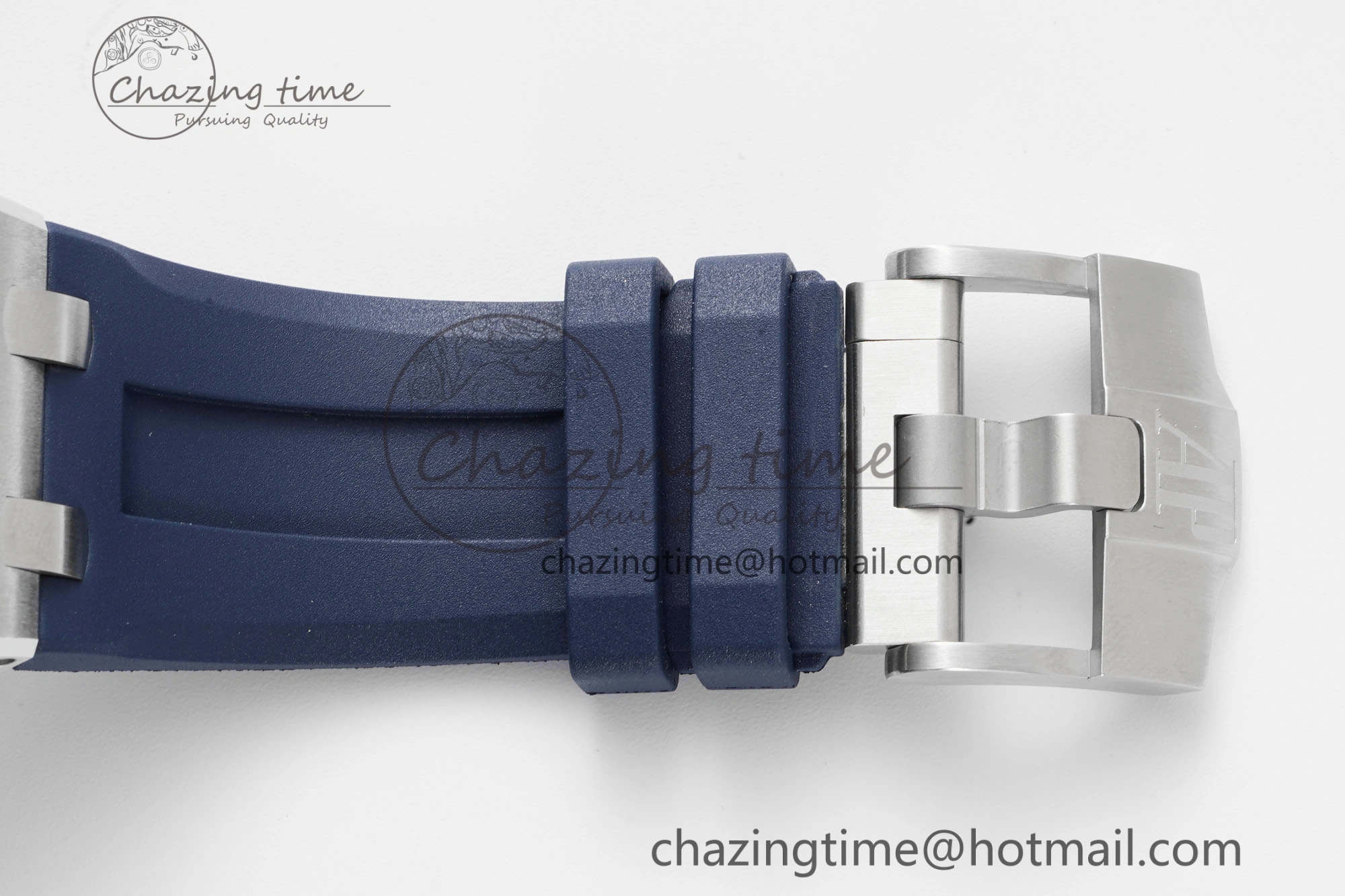 Royal Oak Offshore 42mm SS APF 1:1 Best Edition Deep Blue Dial on Deep Blue Rubber Strap A4404