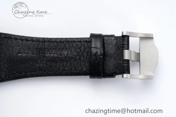 Royal Oak Offshore 42mm SS APF 1:1 Best Edition Gray Dial on Black Leather Strap A3126