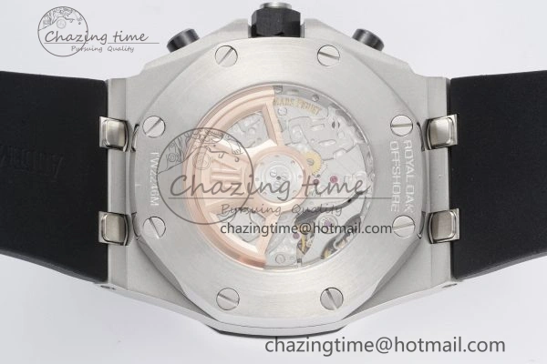 Royal Oak Offshore 42mm SS APF 1:1 Best Edition Gray Dial on Black Rubber Strap A4404