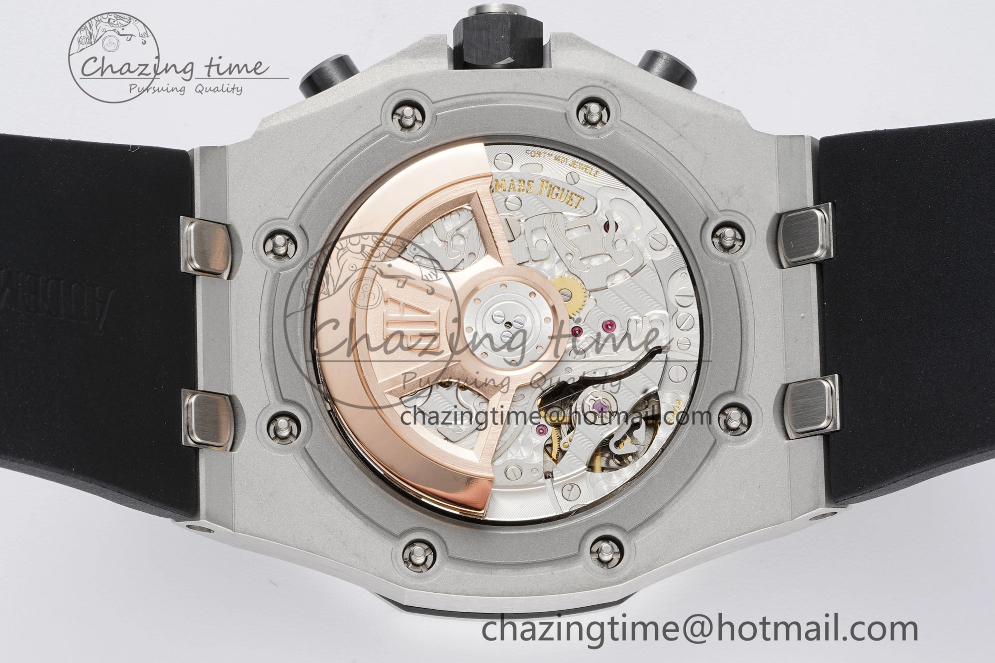 Royal Oak Offshore 42mm SS APF 1:1 Best Edition Gray Dial on Black Rubber Strap A4404